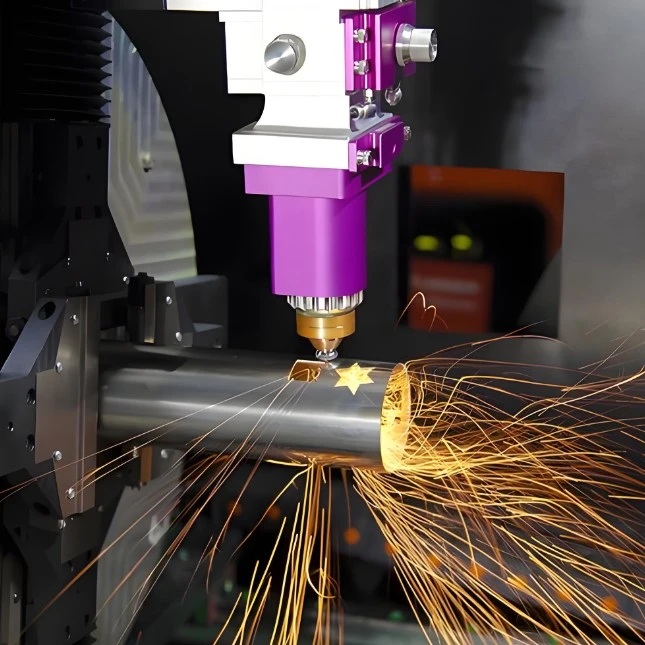 Laser Cutting Of Lattice Columns